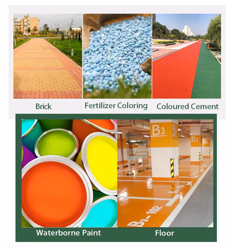 Ld Chemical Inorganic Pigments Cement Products Paint Colorant Iron Oxide Red Yellow Green