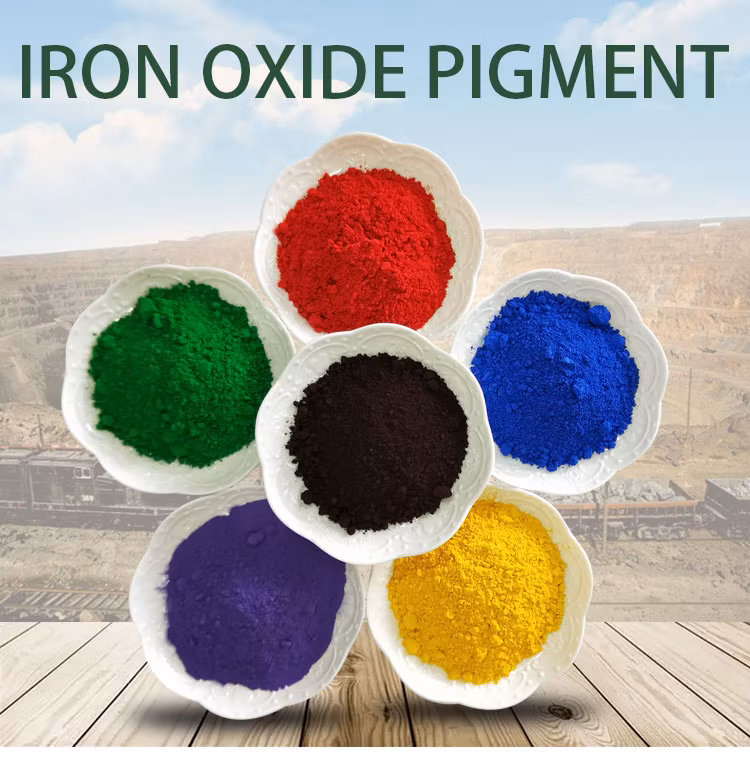 Ld Chemical Inorganic Pigments Cement Products Paint Colorant Iron Oxide Red Yellow Green