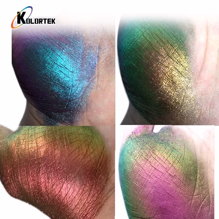 Wholesale Cosmetics Pigments Makeup Beauty Decoration Glitter Eyeshadow Private Label Cosmetics Brown Eye Shadow Chameleon Pigment