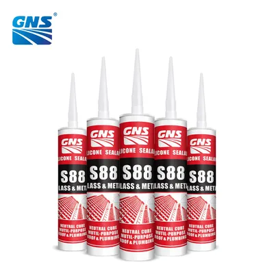 GNS S88 adesivo siliconico monocomponente guarnizione a indurimento rapido Produttori di sigillanti al silicone GP per impieghi generali in Cina