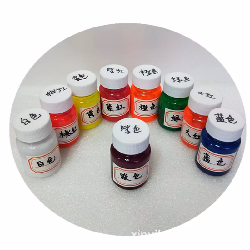 Fluorescent Pigment with High Quality for Art Paints and Water-Based Textile Printing.