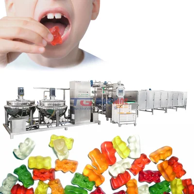 High Performance Soft Candy Gummy Candy <a href='/jelly-candy-making-machine/'>Jelly Candy Making Machine</a> and Production Line