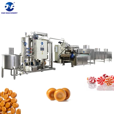 Automatic PLC Controlled Hard Candy Production Line Depositing Making Machine