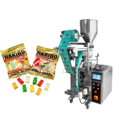 Gummy Bear Peanut Candy Pillow Bagging Packing Machine