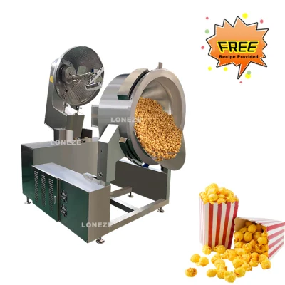 Automatic Flavor Popcorn Machine Price Commercial Caramel Popcorn Making Machine