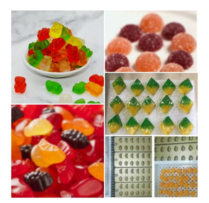 50kgs Jelly Bean Candy Pectin Gelatin Soft Candy Machine /Fruit Gummy Candy Making Machine