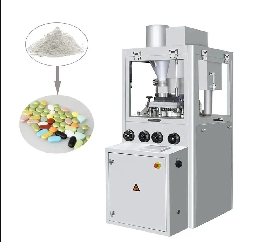 China Factory Best Price Rotary Herb Milk Candy Double Color Powder Pill Making High Speed Rotary Tablet Press Machine