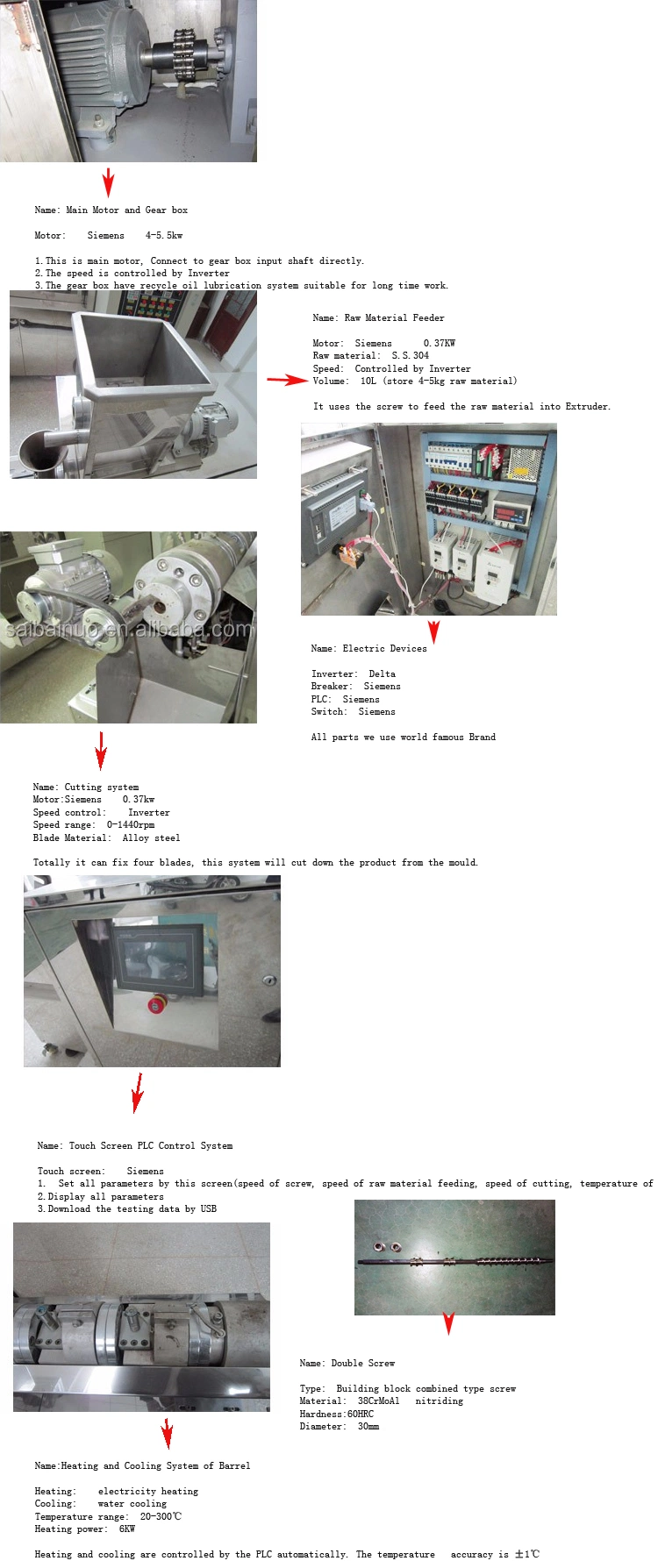 Small Scale Automatic Breakfast Cereal Extruder Corn Flakes Making Machines