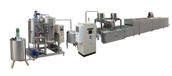 Confectionery Machinery Candy Depositing Line, Jelly Candy Machine