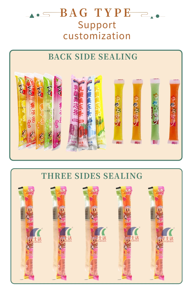 China Price Automatic Ice Lolly Jelly Tube Juice Lolly Liquid Drinking Beverage Water Milk Bag Making Packaging Machine Packing Machine Support Customization