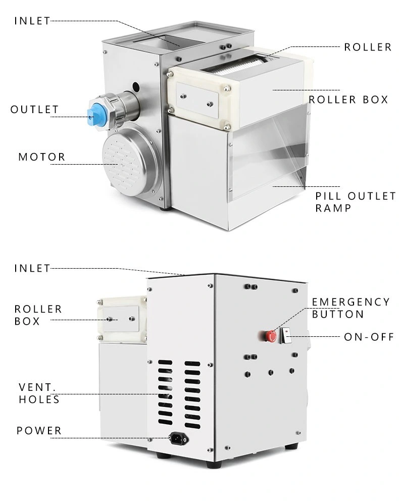 Tapioca Pearl Machine for Making Popping Boba Taro Round Boba Ball for Bubble Tea