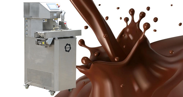 Gusu Chocolate Tempering Machine Snack Food Manufacturing Chocolate Melters Small Scale Coating