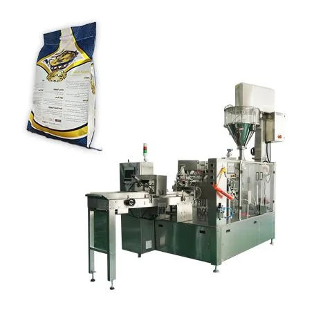 Puff Corn Soft Candy and Nuts Automatic Pre-Made Pouch Doypack Packing Machine Granules Packaging Machine with Multihead Weigher