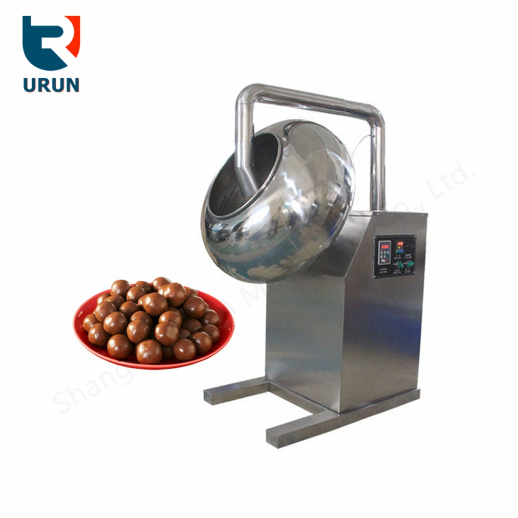 Automatic Tablet Pill Sugar Film Candy Coating Pan Chocolate Bean Coater Nuts Coating Machine