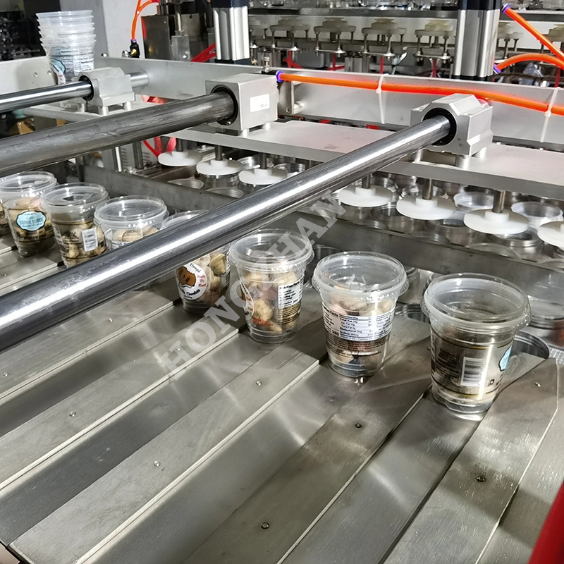 Tea with Milk Cup Filling Packaging Machine with Multiple Heads Scale