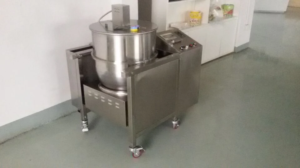 Industrial Automatic Hot Air Electromagnetic Caramel Popcorn Making Machine Price