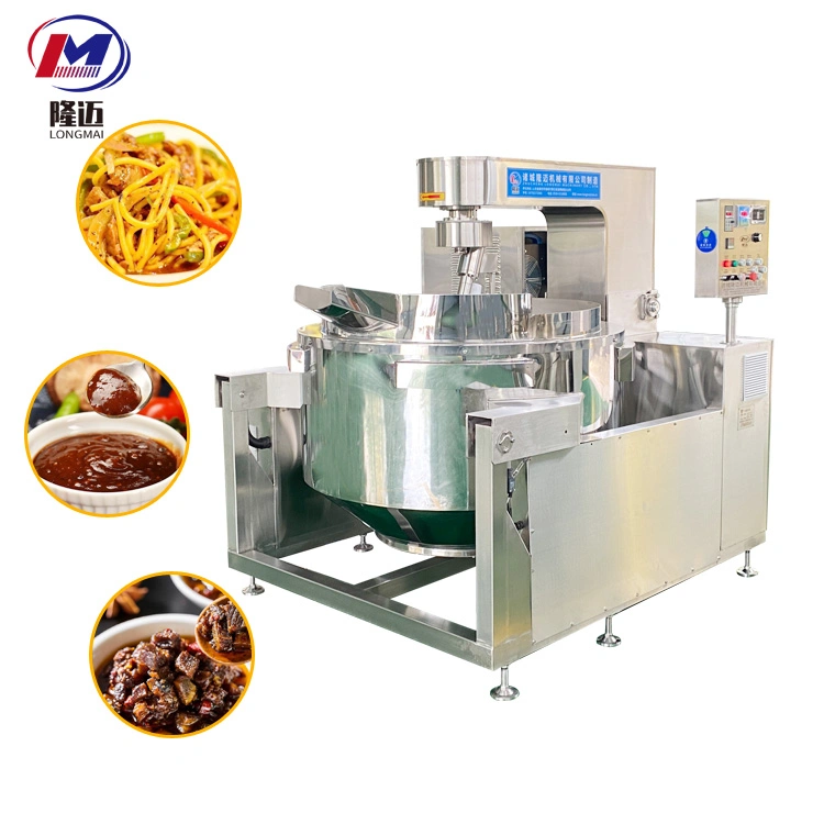 Electromagnetic Strawberry Jam Making Machine Fruit Jacketed Kettle Caramel Sauce Cooking Mixer Machine for Sale