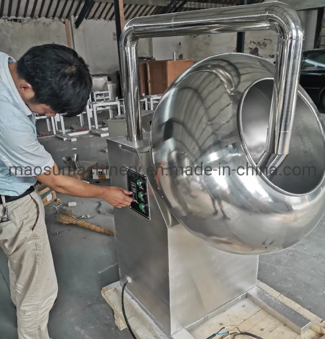 High Efficient Automatic Small Gummy Sugar Peanut Coating Machine