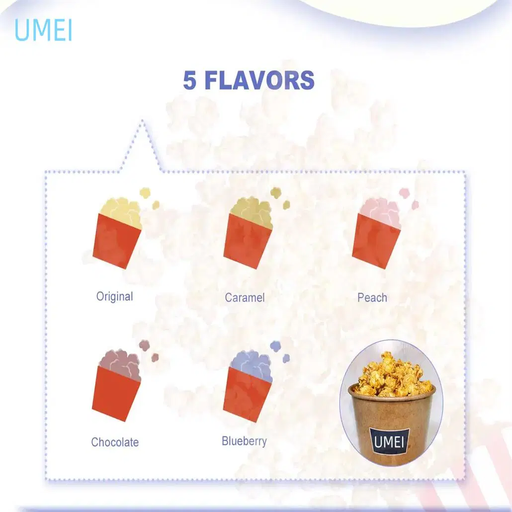 Caramel Popcorn Making Machine Oil Popping Snack Food Industrial Automatic Popcorn Machine