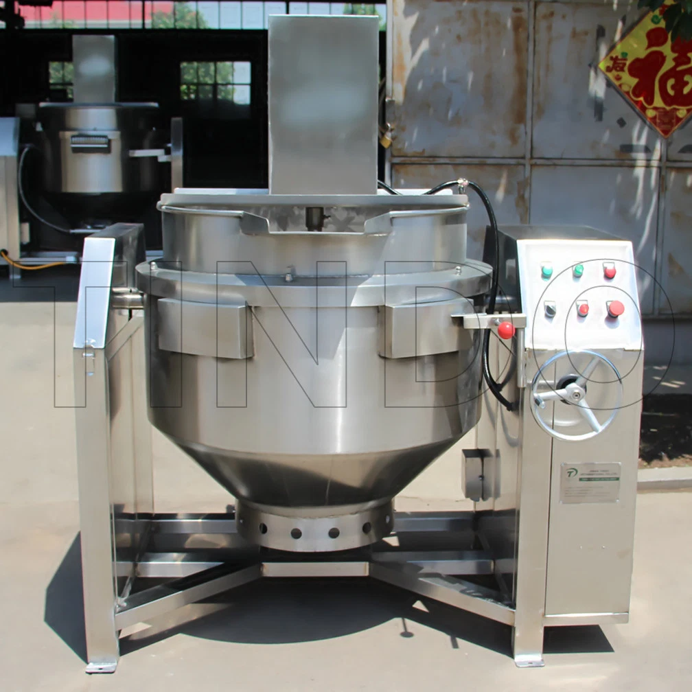 Big Sale Industrial Candy Chocolate Steam Cooker with Agitator Automatic Gas Cooking Mixer Machine