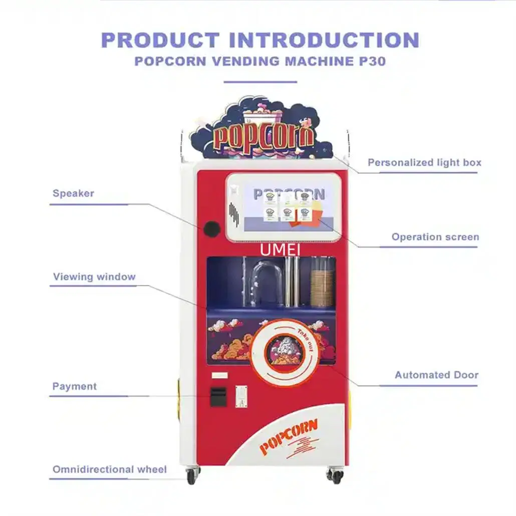 Caramel Popcorn Making Machine Oil Popping Snack Food Industrial Automatic Popcorn Machine