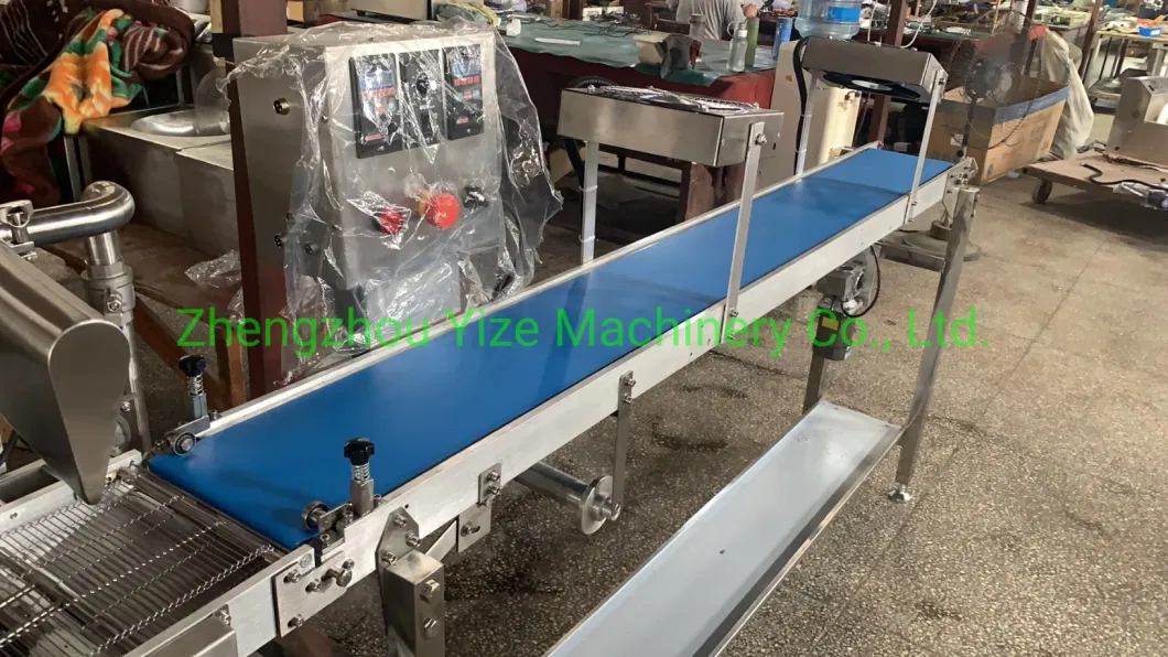 Automatic Chocolate Enrobed Melting Candy Bar Covering Caramel Enrobing Coating Making Machine