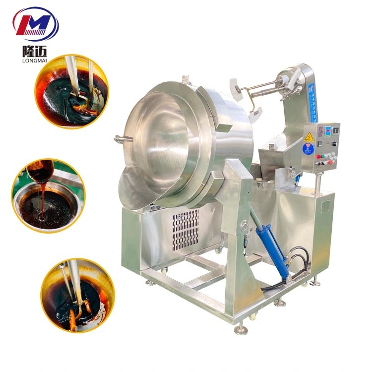 CE Approved Industrial Electric Caramel Sauce Making Machine Sauce Cooking Kettle Caramel Paste Cooking Mixer Machine Price