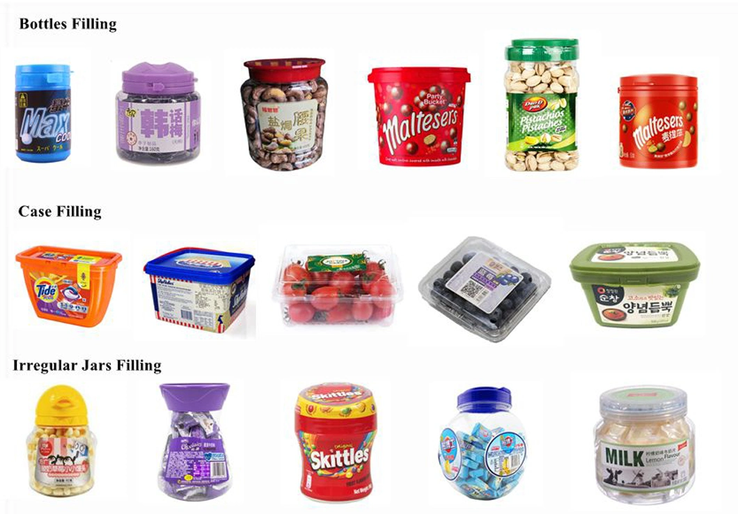 Automatic Gummy Candy Vitamin Candy Bottle Filling Machine