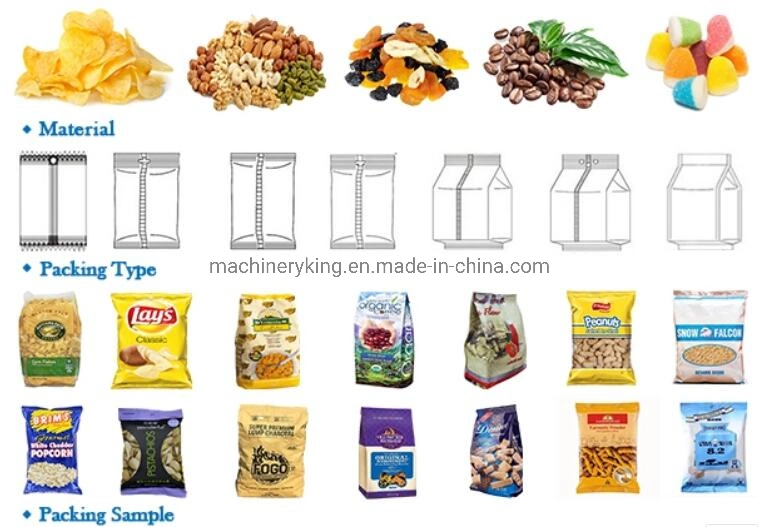 Full Automatic Weight Soft Gummy Bear Candy Packing Machine