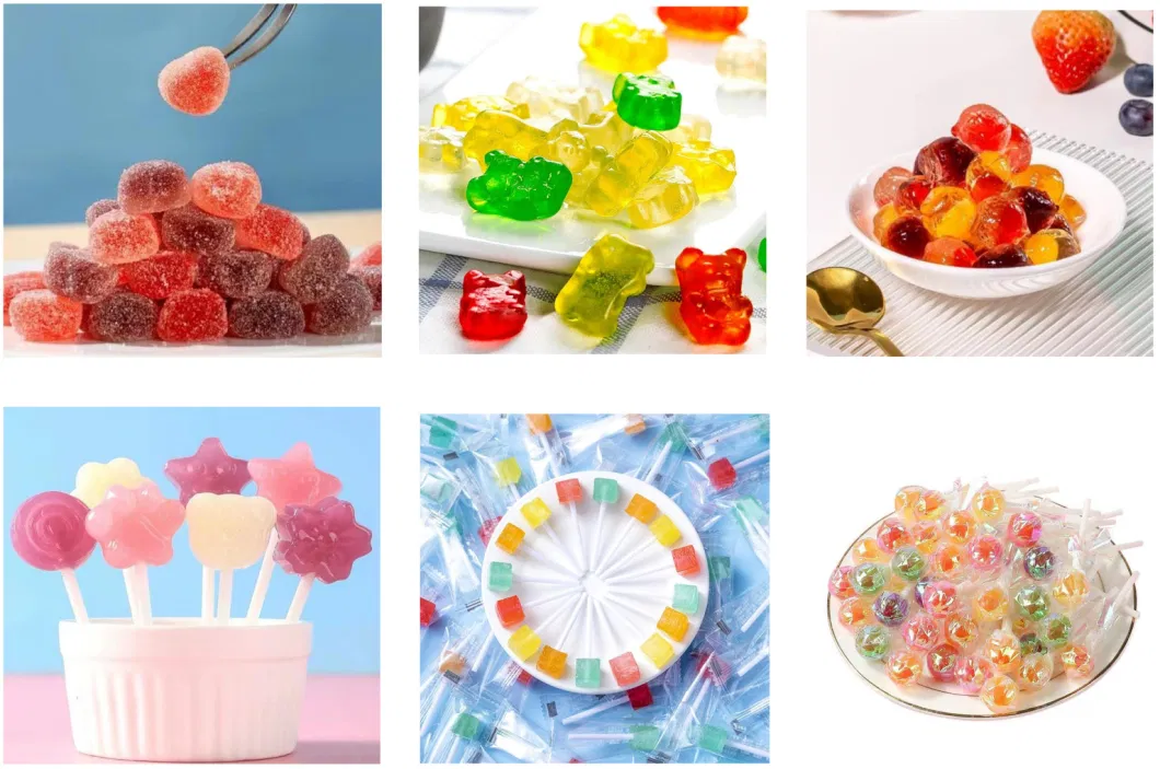 Machinery Jelly Gummy Candy Bean Making Machinery Depositing Production Line Inside Filled Gummy Candy Machine