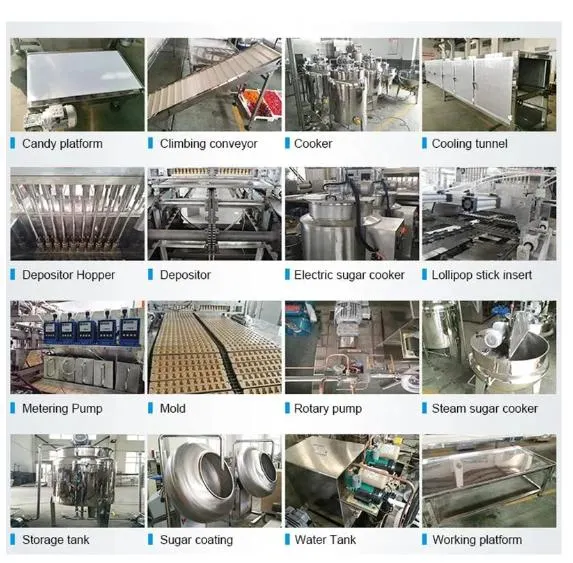 High-Tech Depositing Hard Candy Machine &amp; Depositing Soft Production Line with Servo Motor