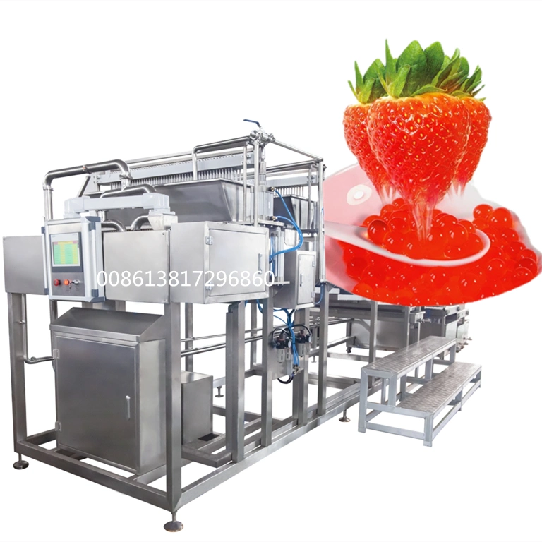 Beverage Popping Boba Perlas Jelly Sweet Ball Chemicals Filling Ball Making Machine for Bubble Tea Drinks