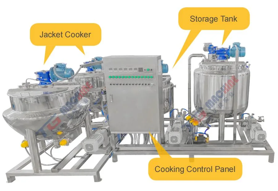 150kg Per Hour Capacity Jelly Candy Production Line