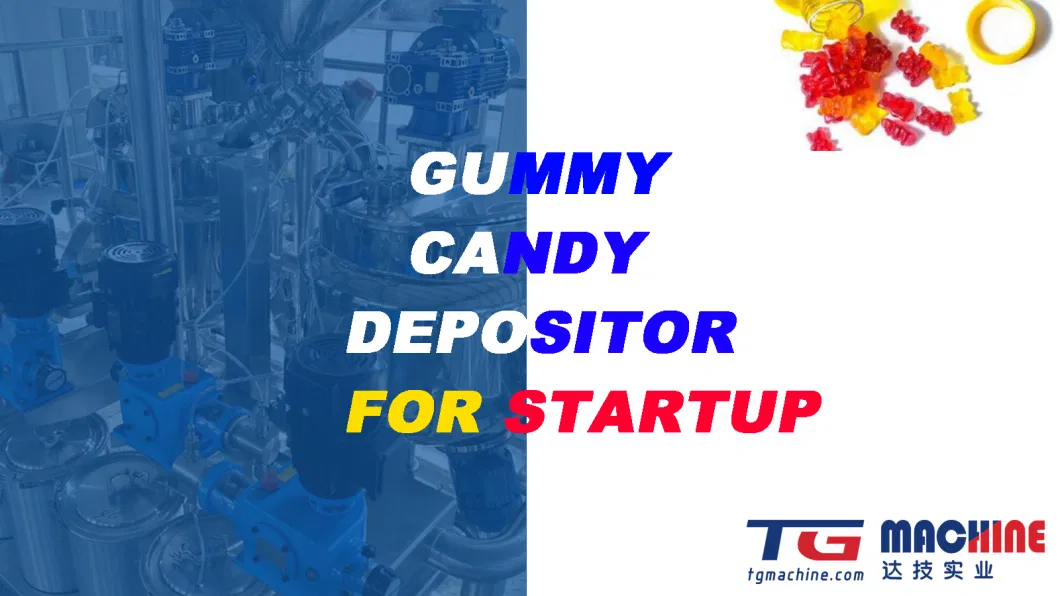 Semi Automatic Vegan Vitamin Gummy Bear Candy Making Machine Small Gummy Bear Depositing Machine Price