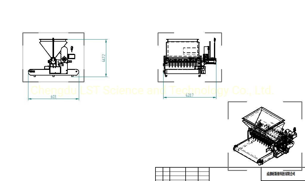 Automatic Ice Cream Jelly Candy Production Line Toffee Making Machine