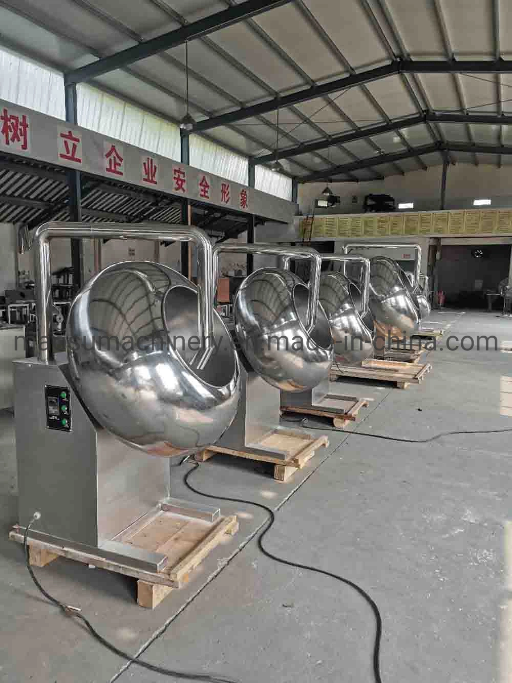 High Efficient Automatic Small Gummy Sugar Peanut Coating Machine