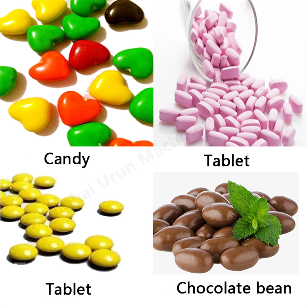 Automatic Tablet Pill Sugar Film Candy Coating Pan Chocolate Bean Coater Nuts Coating Machine