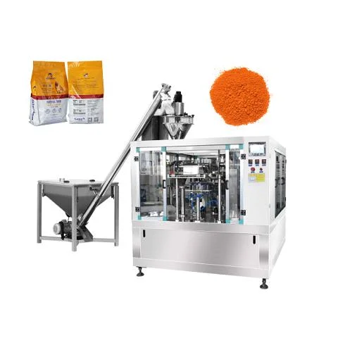 Puff Corn Soft Candy and Nuts Automatic Pre-Made Pouch Doypack Packing Machine Granules Packaging Machine with Multihead Weigher