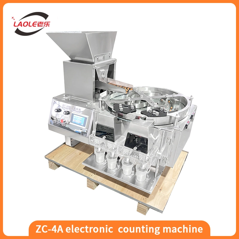 Zc-4A Fully Automatic Tablet Capsule Gummy Candy Soft Hard Candy Counting Machine