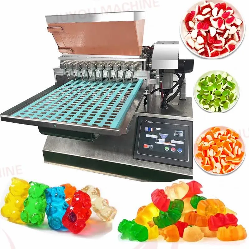 Juyou Good Quality Tabletop Chocolate Depositing Machine Gummy Making Machine Chocolate Soft Candy Depositor