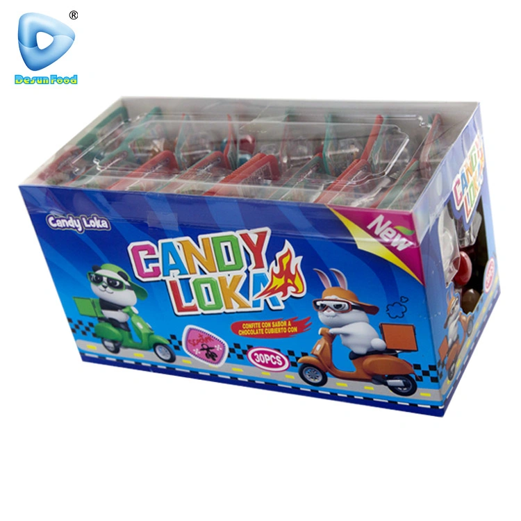 Wholesale Kids Cartoon Motorcycles Whistle Toy with Jelly Bean Candy