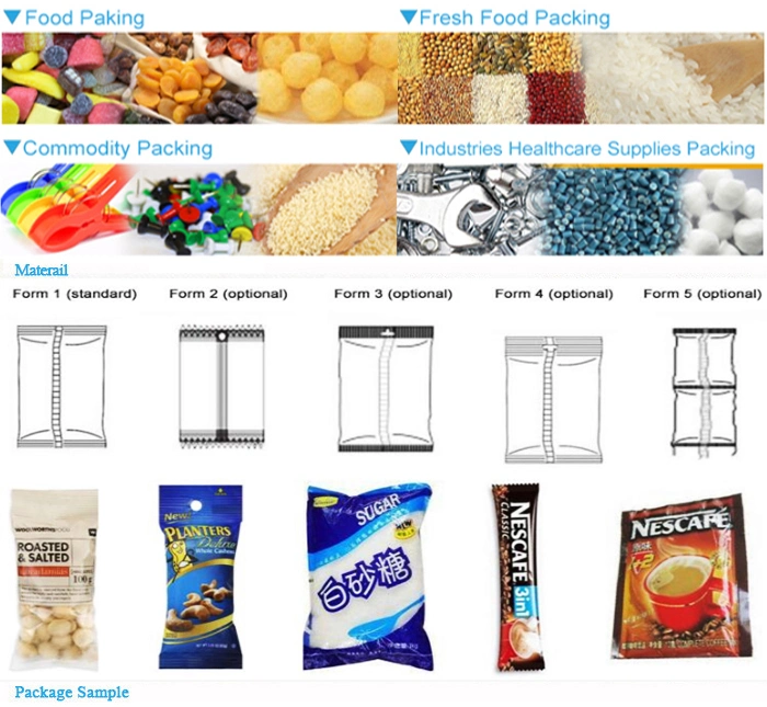 Landpack Ld-320b Corn Puffs Sugar Gummy Bear Candy Counting and Packaging Packing Machine