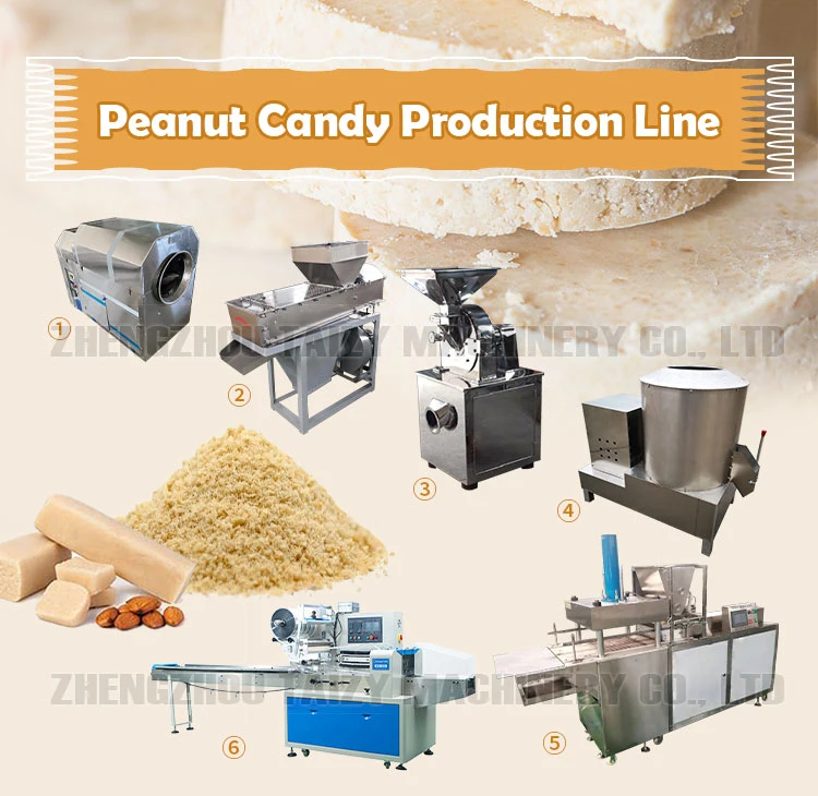 Sesame Sweet Production Line Granola Cereal Bar Maker Fruit Peanut Candy Bar Rice Cake Nougat Making Machine