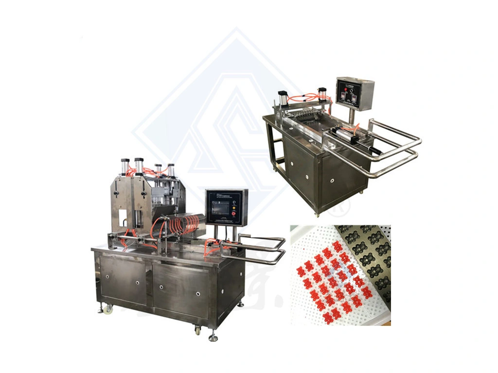 Semi-Automatic Factory Production Jelly Gummy Bear Candy Lollipop Machine Industrial