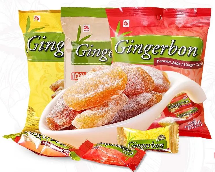 Ginger Candy Ingredients Ginger Candy Filling Depositing Making Production Line