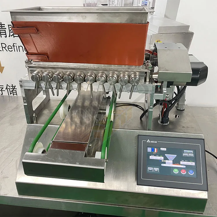 Mini Manufacture Chocolate Sweet Jelly Soft Toffee Lollipop Depositor Candy Make Machine Chocolate Pouring Machine