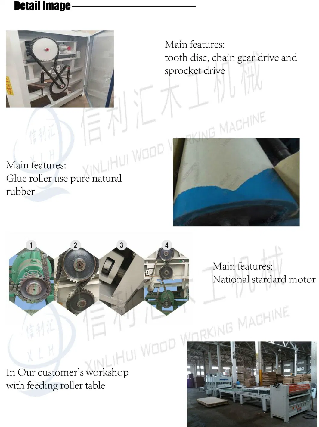 Woodworking Machine Urface Glue Spreading Machine for Plywood/ Wood Gumming Machine Glue Press Machine Plywood Glue Spreader