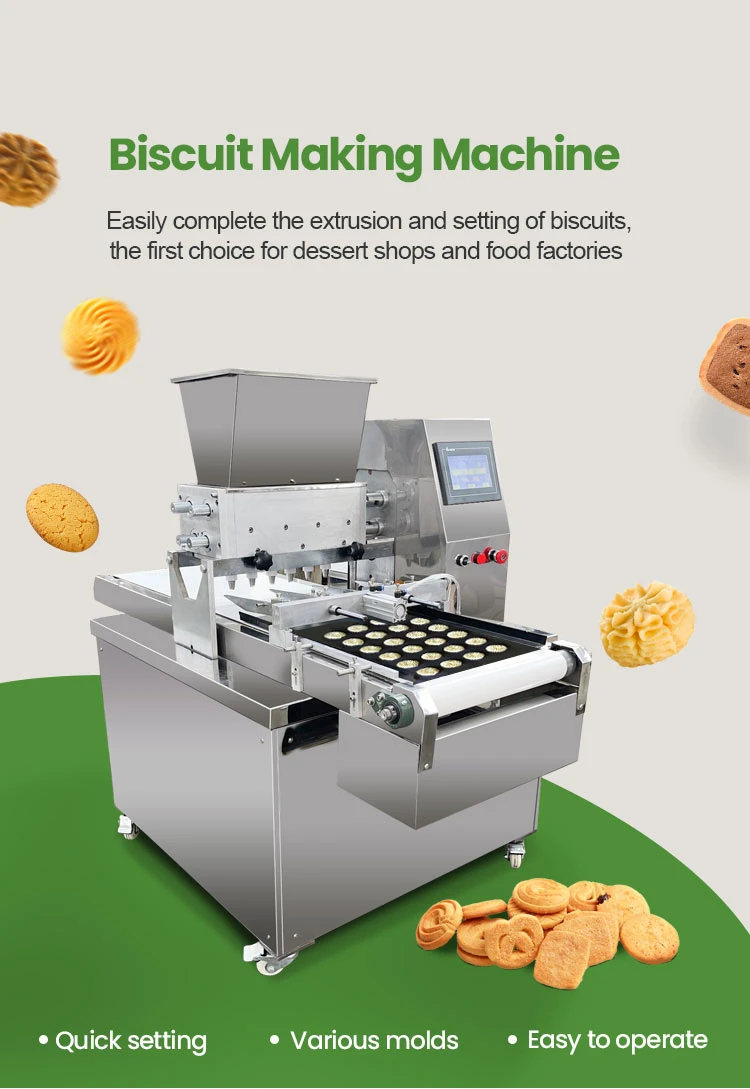 Mini Biscuit Cookie Depositor Machine Industrial Cookie Biscuit Making Machine