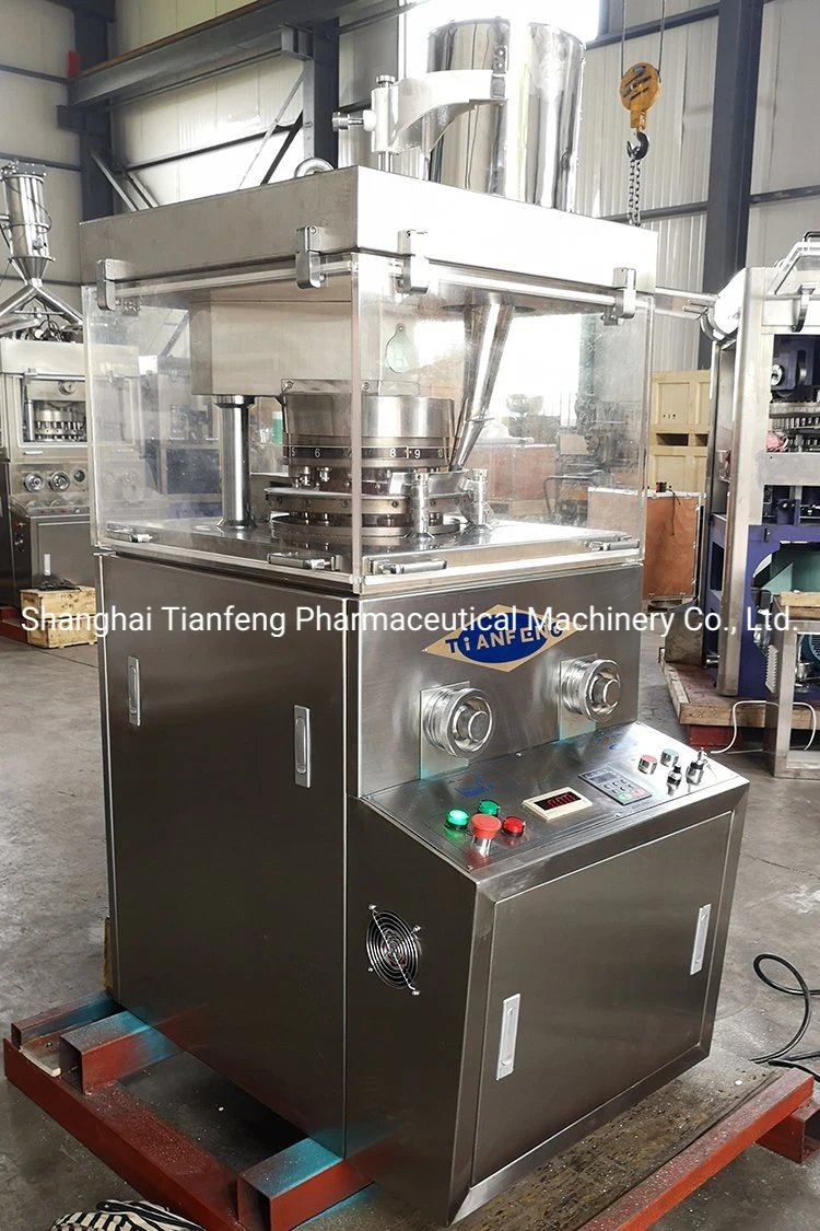 Shanghai Tianfeng High Speed Zpw15D Zpw17D Zpw19d Rotary Milk Sugar Tablet Press Machine Automatic Food Pill Making Machine Candy Making Machine