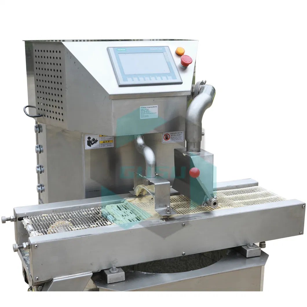 Gusu Chocolate Tempering Machine Snack Food Manufacturing Chocolate Melters Small Scale Coating